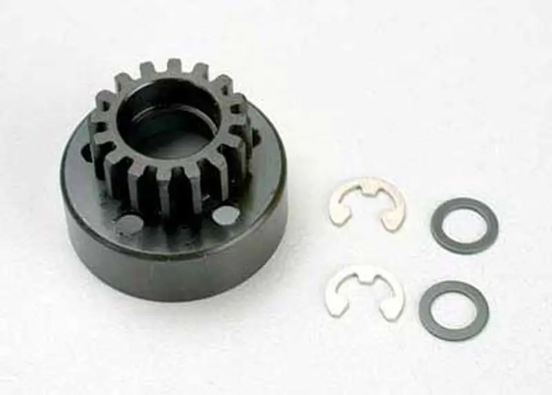 Traxxas Clutch Bell - 16T/2 Fiber Washers/2 E-Clips, 5216 1