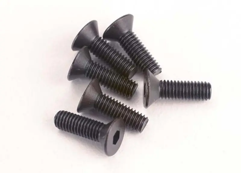Traxxas Countersunk Machine Screws, 3X10mm, 2551 1