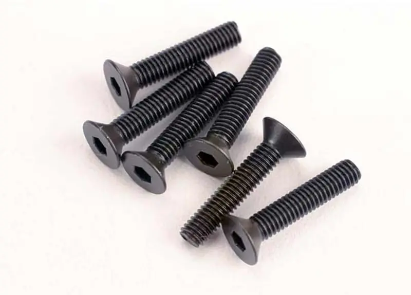 Traxxas Countersunk Machine Screws, 3X15mm, 2553 1