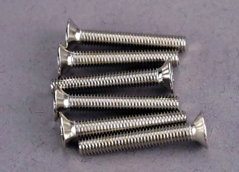 Traxxas Countersunk Machine Screws, 3X20mm, 2590 1