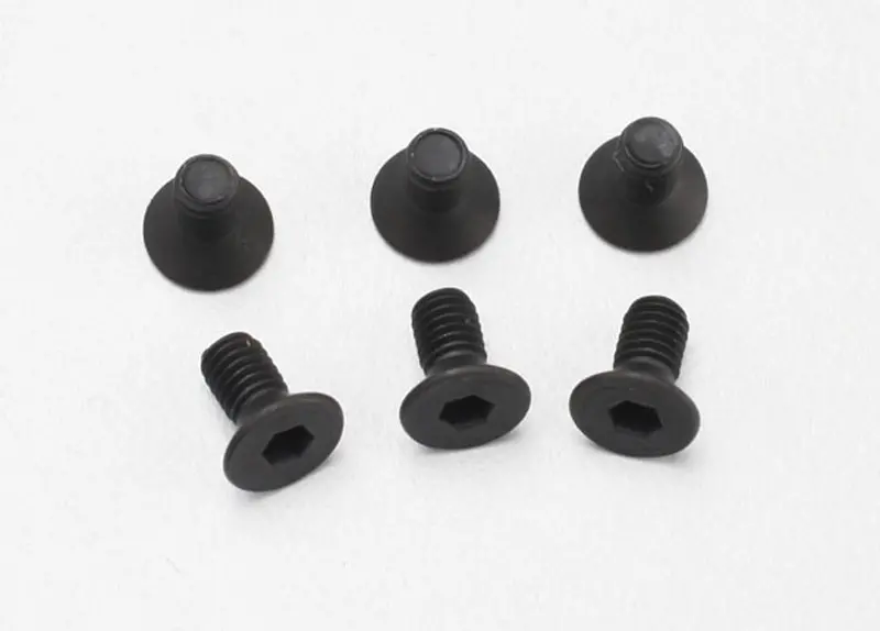 Traxxas Countersunk Machine Screws, 3X6mm, 2534 1