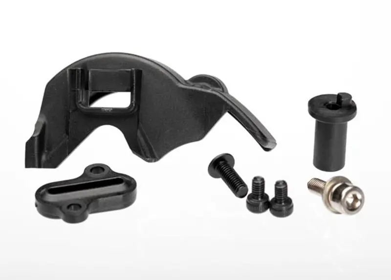 Traxxas Cover Gear/Motor Plate/Mount & Hinge Post, 7379R 1
