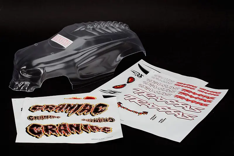 Traxxas Craniac Pre-Cut Body, Clear, Heavy Duty, 3634 1