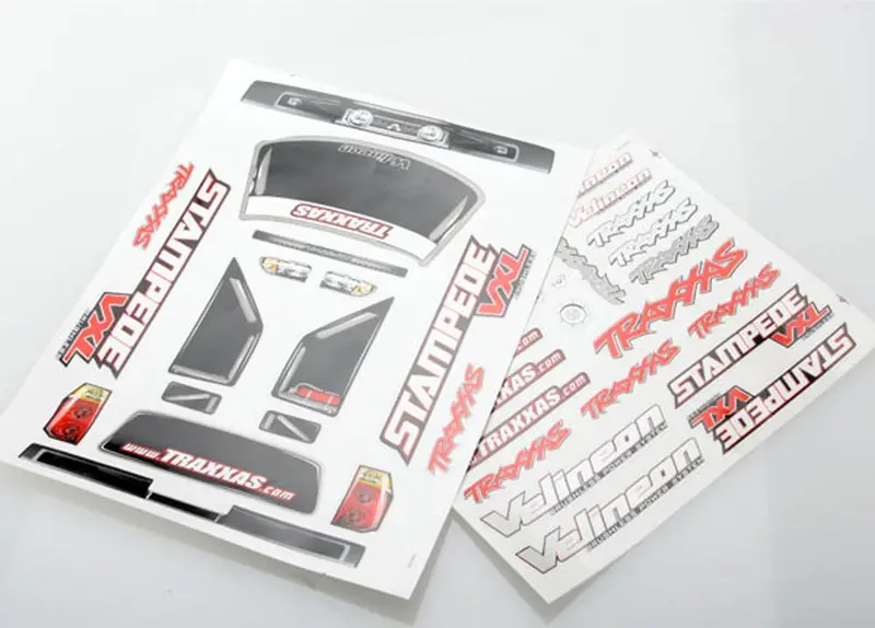 Traxxas Decal Sheets, Stampede Vxl, 3613R 1