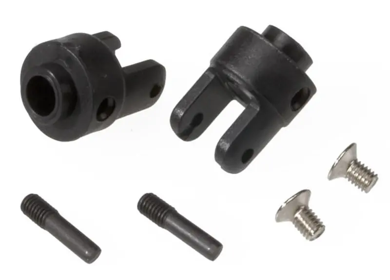 Traxxas Differential Output Yokes, Black, Pins & Screws, 4628R 1