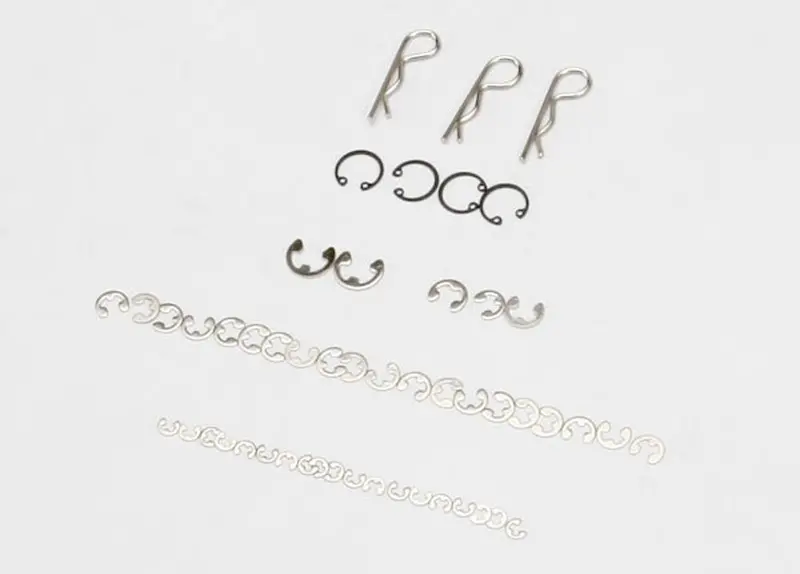 Traxxas E-Clips, C-Rings & Snap R Ring Set (50+), 1633 1