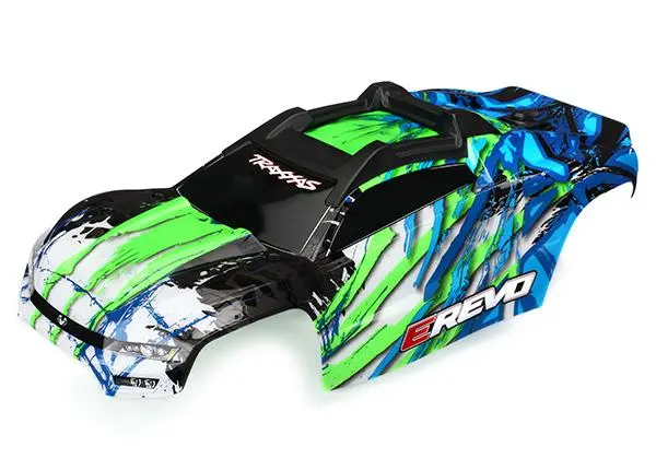 Traxxas E-Revo Body, Assembled, Green, 8611G 1