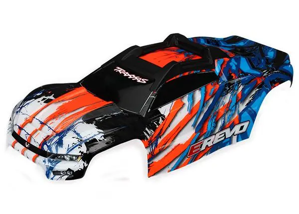 Traxxas E-Revo Body, Assembled, Orange, 8611A 1