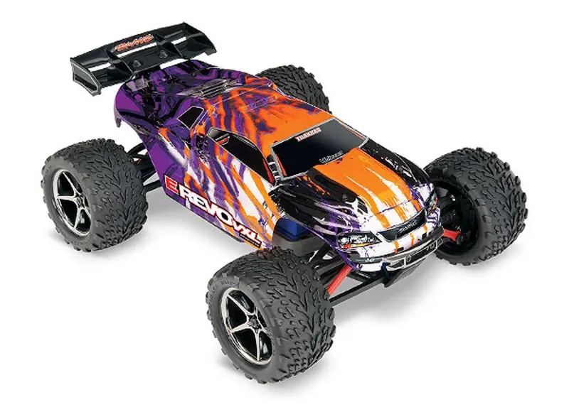 Traxxas E-Revo Vxl 1/16 4Wd Monster Truck Rtr, Purple, 71076-3 1