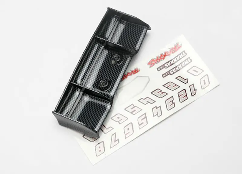 Traxxas Exo Carbon High Downforce Wing & Decals, 7122G 1