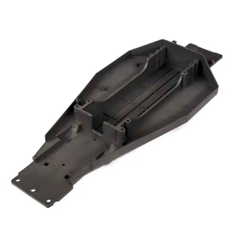 Traxxas Extended Lower Chassis, Black, Rustler, 3722X 1