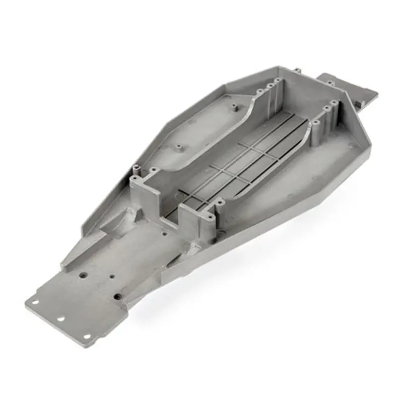 Traxxas Extended Lower Chassis, Grey, Rustler, 3722R 1