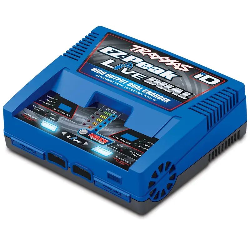 Traxxas Ez-Peak Live Dual Ac 4S 26A 200W 2-Ch Id Charger, 2973 1