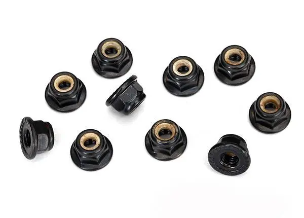 Traxxas Flanged Serrated 4Mm Locking Nuts, 8347 1