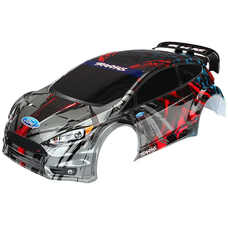 Traxxas Ford Fiesta St Rally Body, Red/Silver, 7416 1