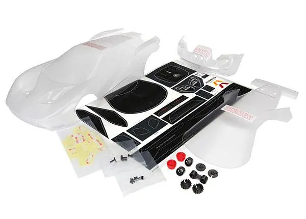 Traxxas Ford Gt Clear Body, Decals & Mounting Hardware, 8311 1