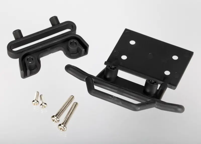 Traxxas Front Bumper & Mount, Black, 3621 1