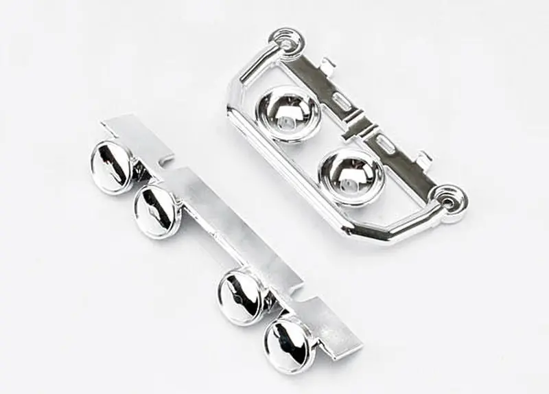 Traxxas Front Bumper & Roof Light Bars, Chrome, 5634 1