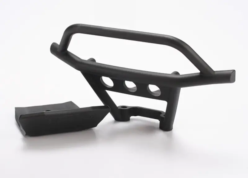 Traxxas Front Bumper & Skid Plate, Black, 6735 1