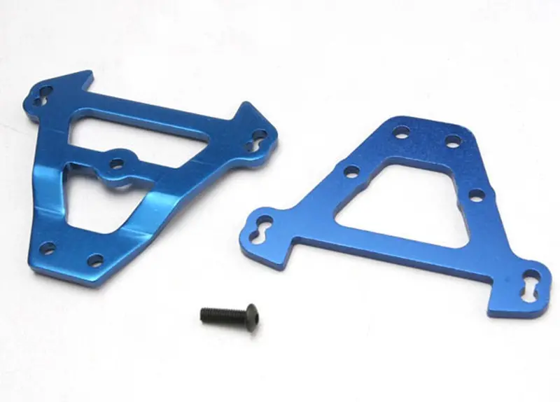 Traxxas Front/Rear Aluminum Bulkhead - Blue, 5323 1