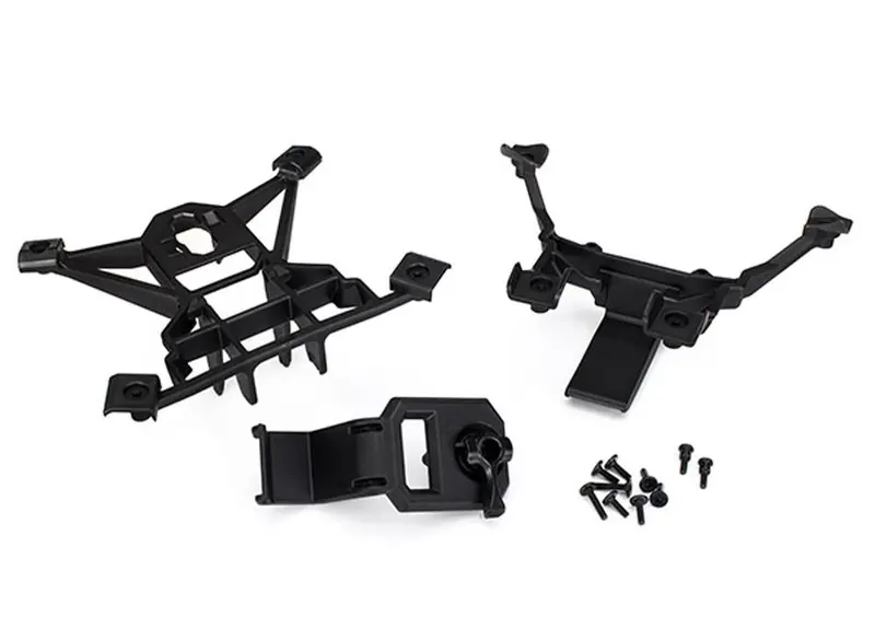 Traxxas Front & Rear Body Mounts & Screws, 7715 1