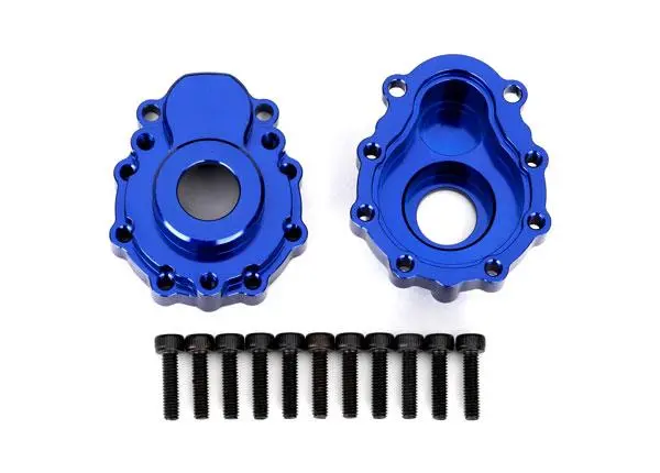 Traxxas Front/Rear Portal Drive Housing, Outer, Blue, 8251X 1