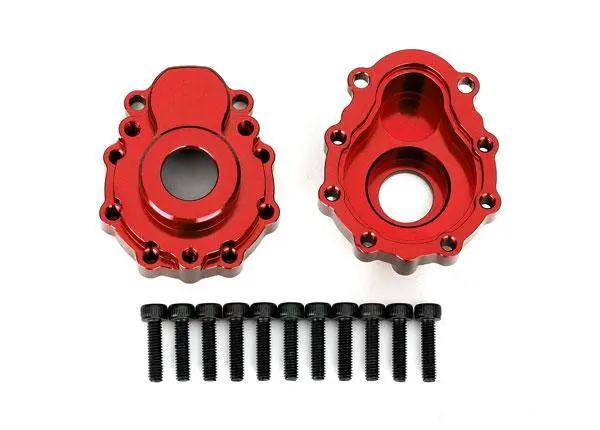 Traxxas Front/Rear Portal Drive Housing, Outer, Red, 8251R 1