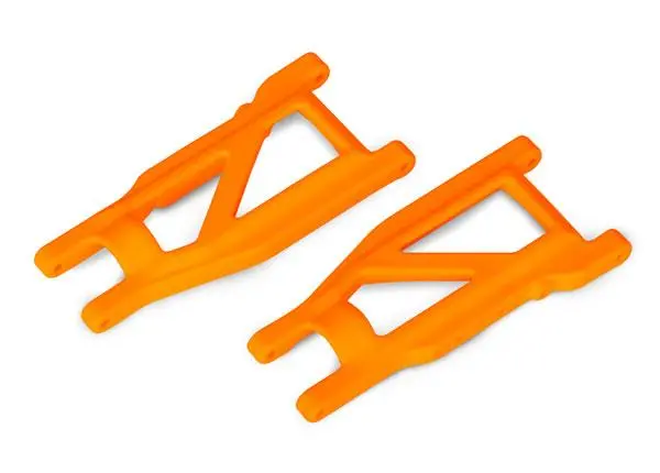 Traxxas Front / Rear Suspension Arms, Orange, Rustler 4X4, 3655T 1