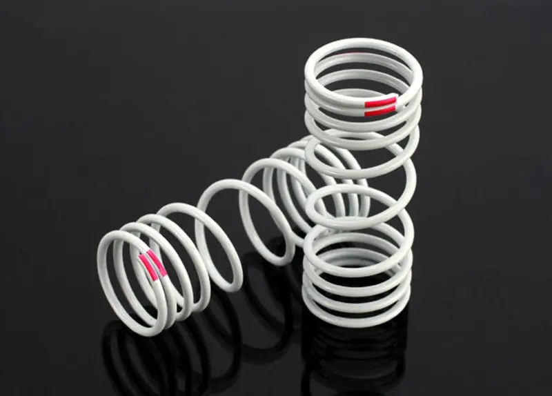 Traxxas Front Shock Springs, +10% Rate-Pink, 6863 1