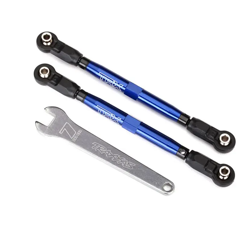 Traxxas Front Toe Links, Aluminum, Blue, 8547X 1