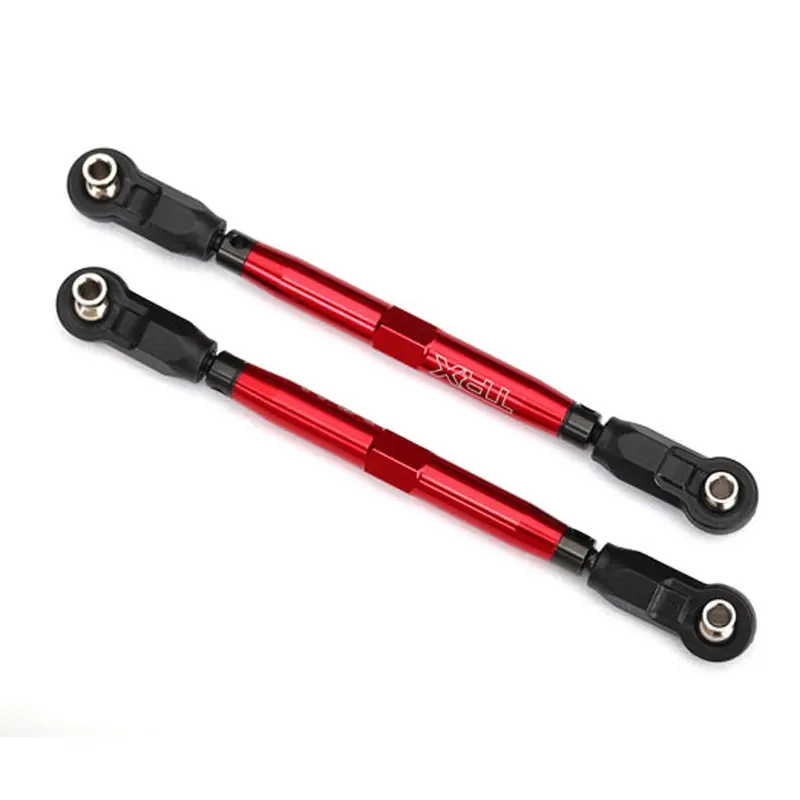 Traxxas Front Toe Links, Aluminum, Red, 8547R 1