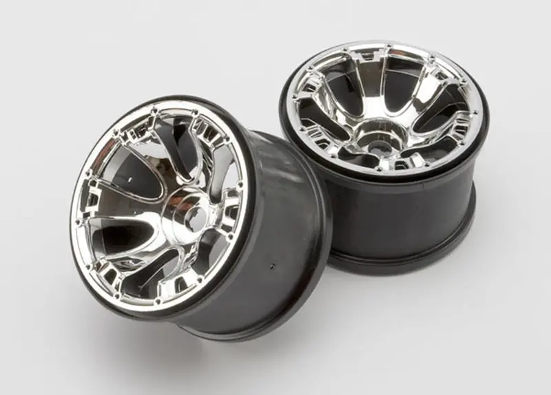 Traxxas Geode 3.8" Wheels, Chrome, 17Mm Splined, 5671 1