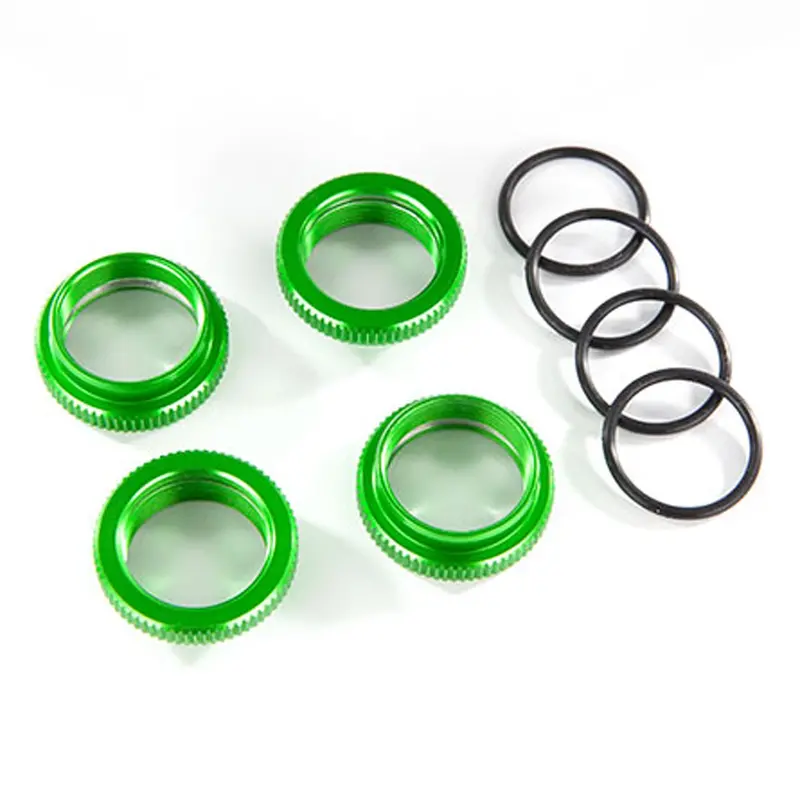Traxxas Gt-Maxx Spring Retainer, Aluminum, Green, 8968G 1