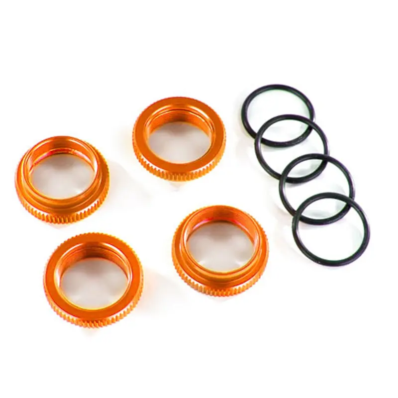 Traxxas Gt-Maxx Spring Retainer, Aluminum, Orange, 8968A 1