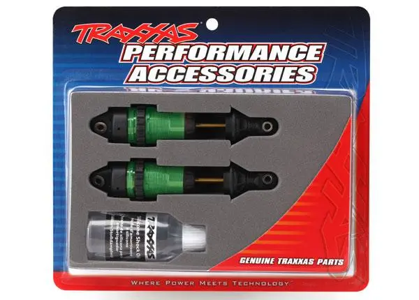 Traxxas Gtr Long Shock, Aluminum, Green, 7461G 1