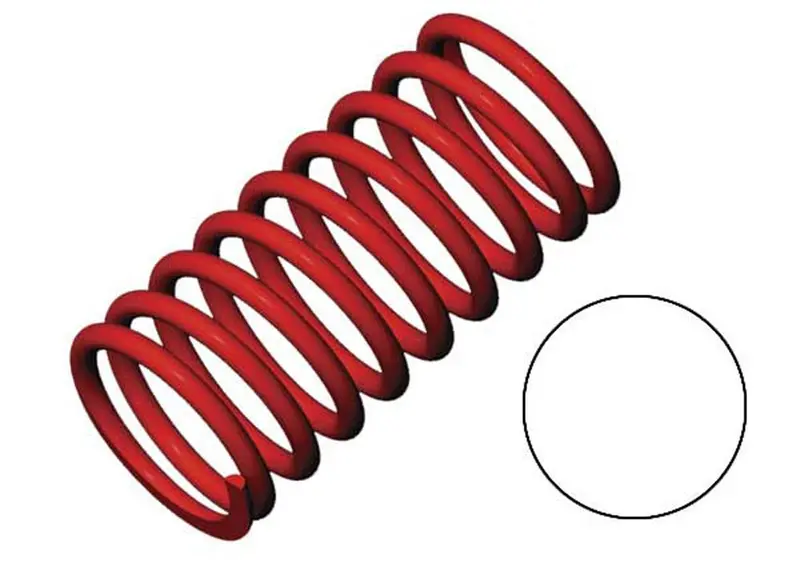 Traxxas Gtr Shock Springs, 2.9 White, 5436 1