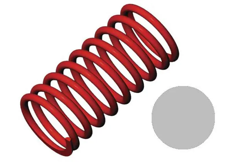 Traxxas Gtr Shock Springs, 4.9 Silver, 5442 1