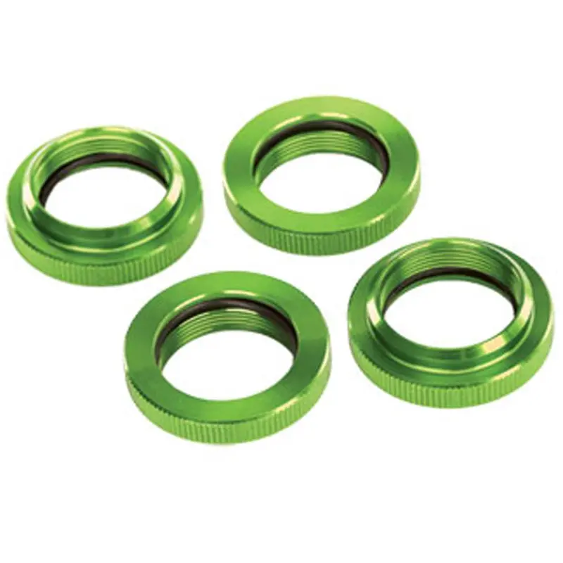 Traxxas Gtx Shock Spring Retainers, Aluminum, Green, 7767G 1