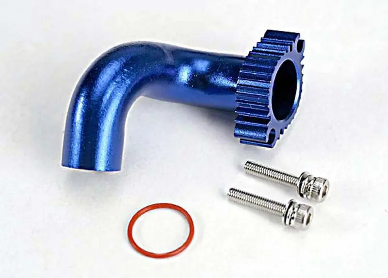 Traxxas Header, Aluminum, Blue, 5287 1