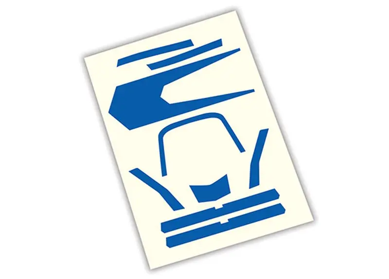 Traxxas High Visibility Decals - Blue, 7981 1