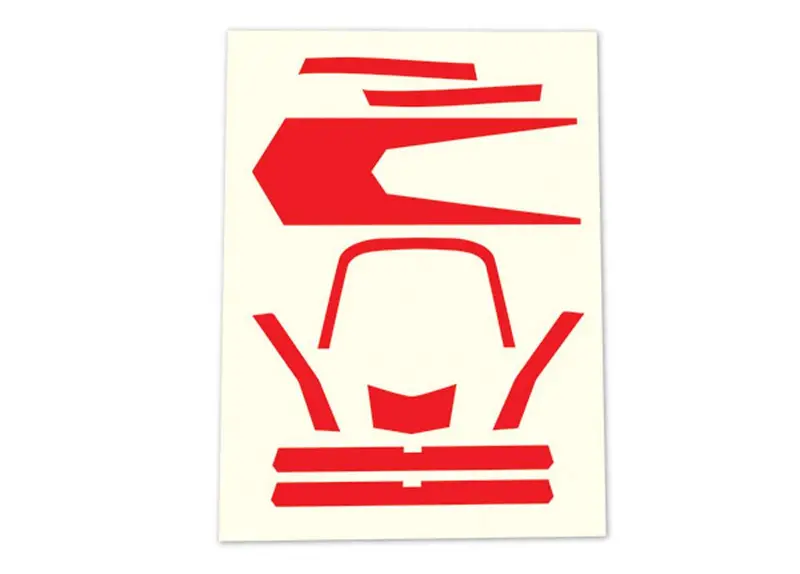 Traxxas High Visibility Decals - Red, 7980 1