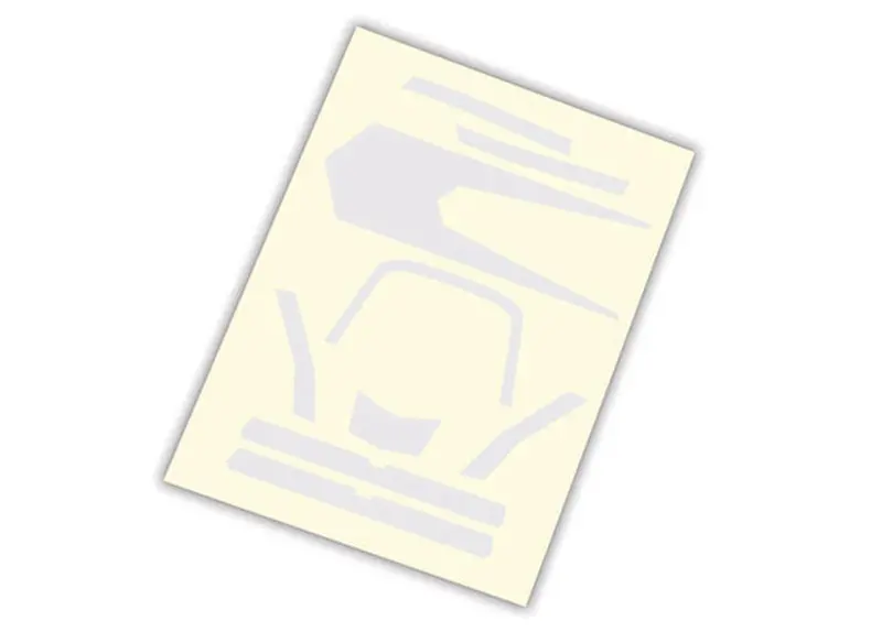 Traxxas High Visibility Decals - White, 7984 1
