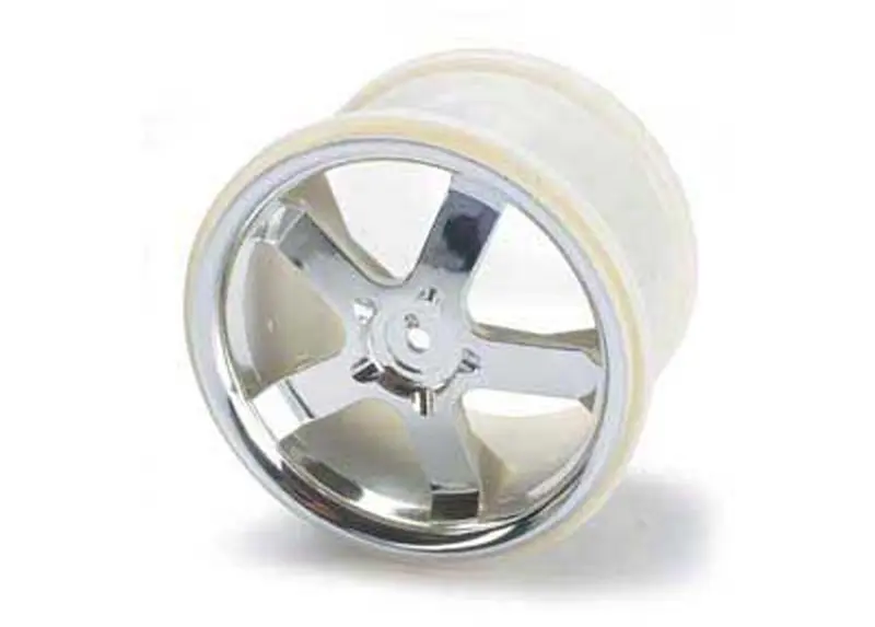Traxxas Hurricane 3.8" Wheels, Chrome, 5373 1