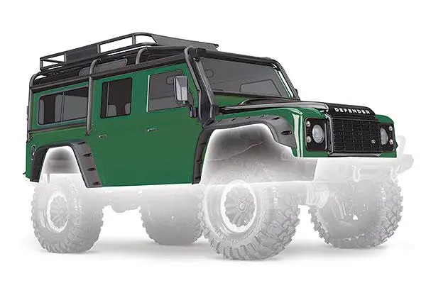 Traxxas Land Rover Defender Body, Green, 8011G 1