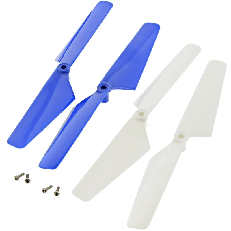 Traxxas Latrax Alias Quadcopter 2 Blue & 2 White Rotor Blades & Screws 1