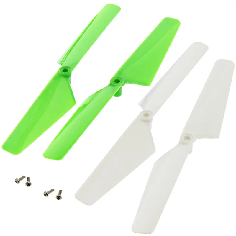 Traxxas Latrax Alias Quadcopter 2 Green & 2 White Rotor Blades & Screws 1