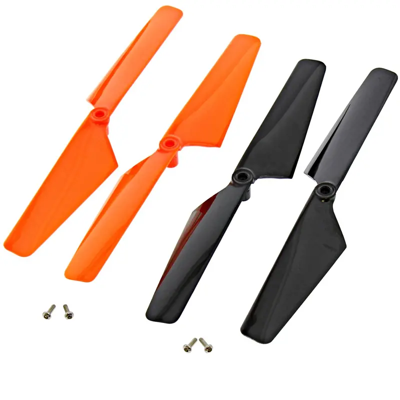 Traxxas Latrax Alias Quadcopter 2 Orange & 2 Black Rotor Blades & Screws 1