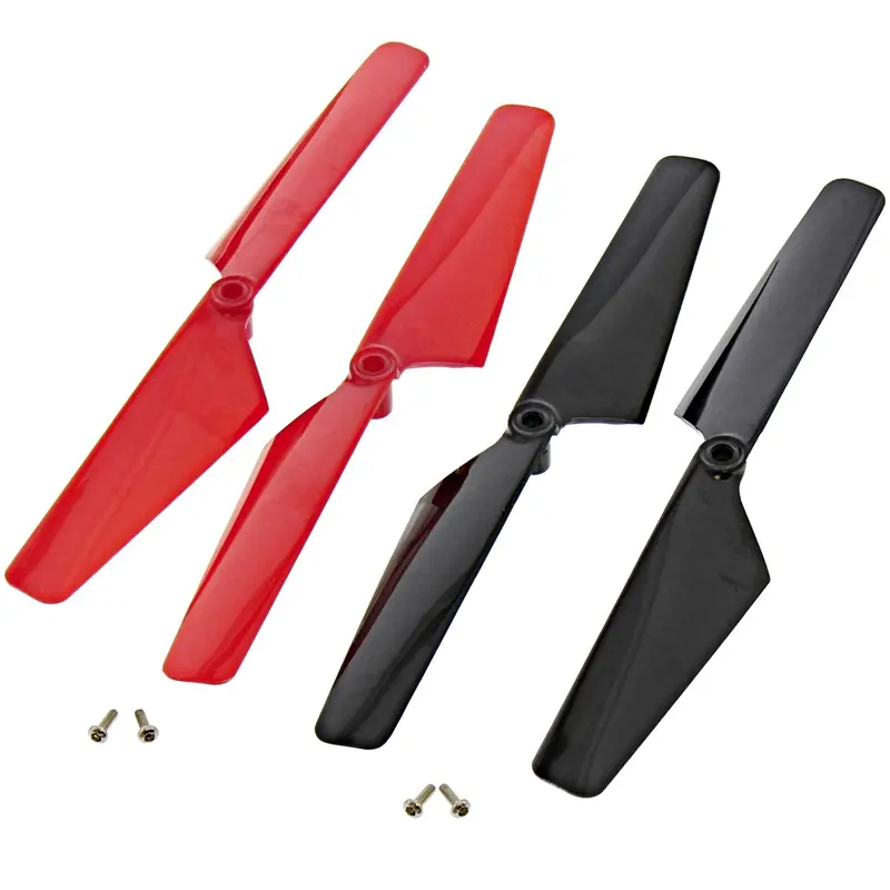 Traxxas Latrax Alias Quadcopter 2 Red & 2 Black Rotor Blades & Screws 1
