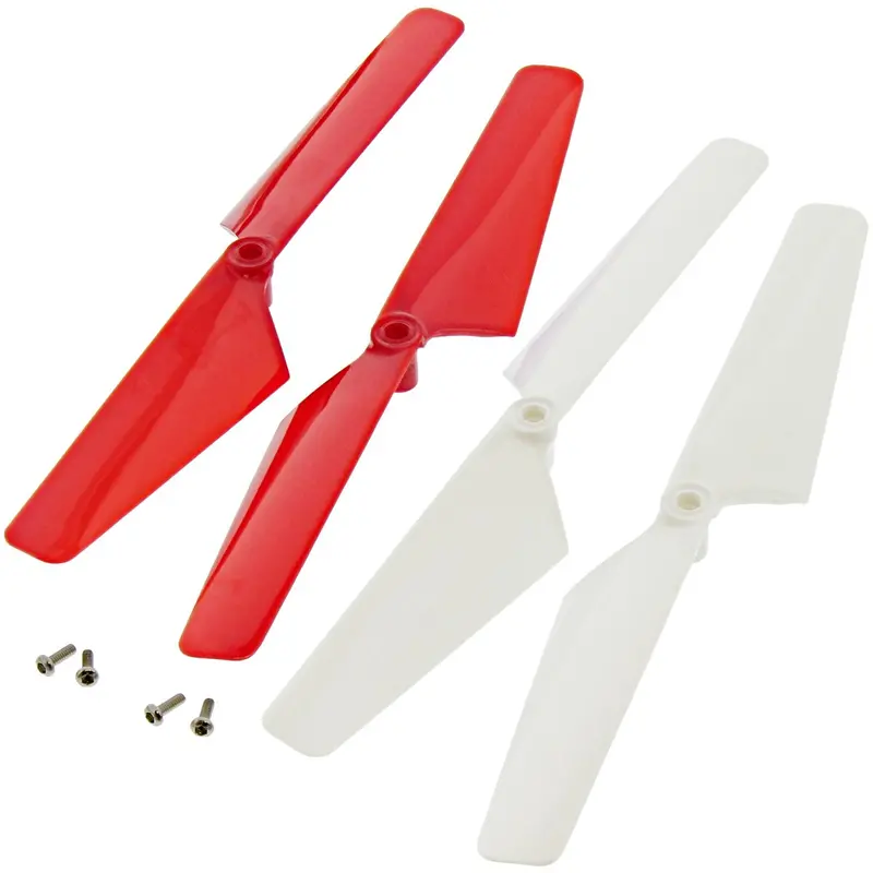 Traxxas Latrax Alias Quadcopter 2 Red & 2 White Rotor Blades & Screws 1