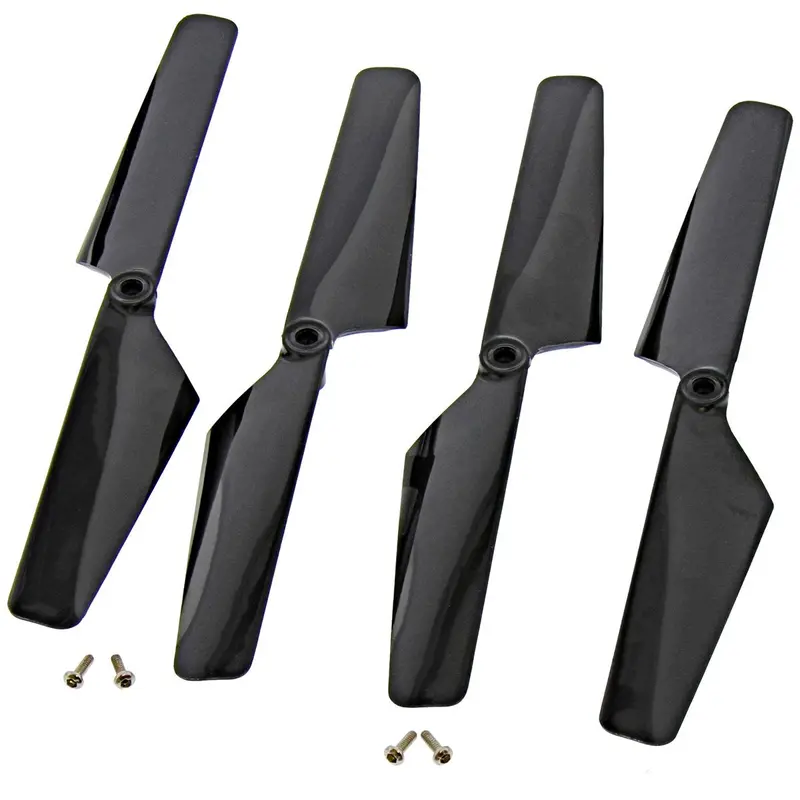 Traxxas Latrax Alias Quadcopter 4 Black Rotor Blades & Screws 1